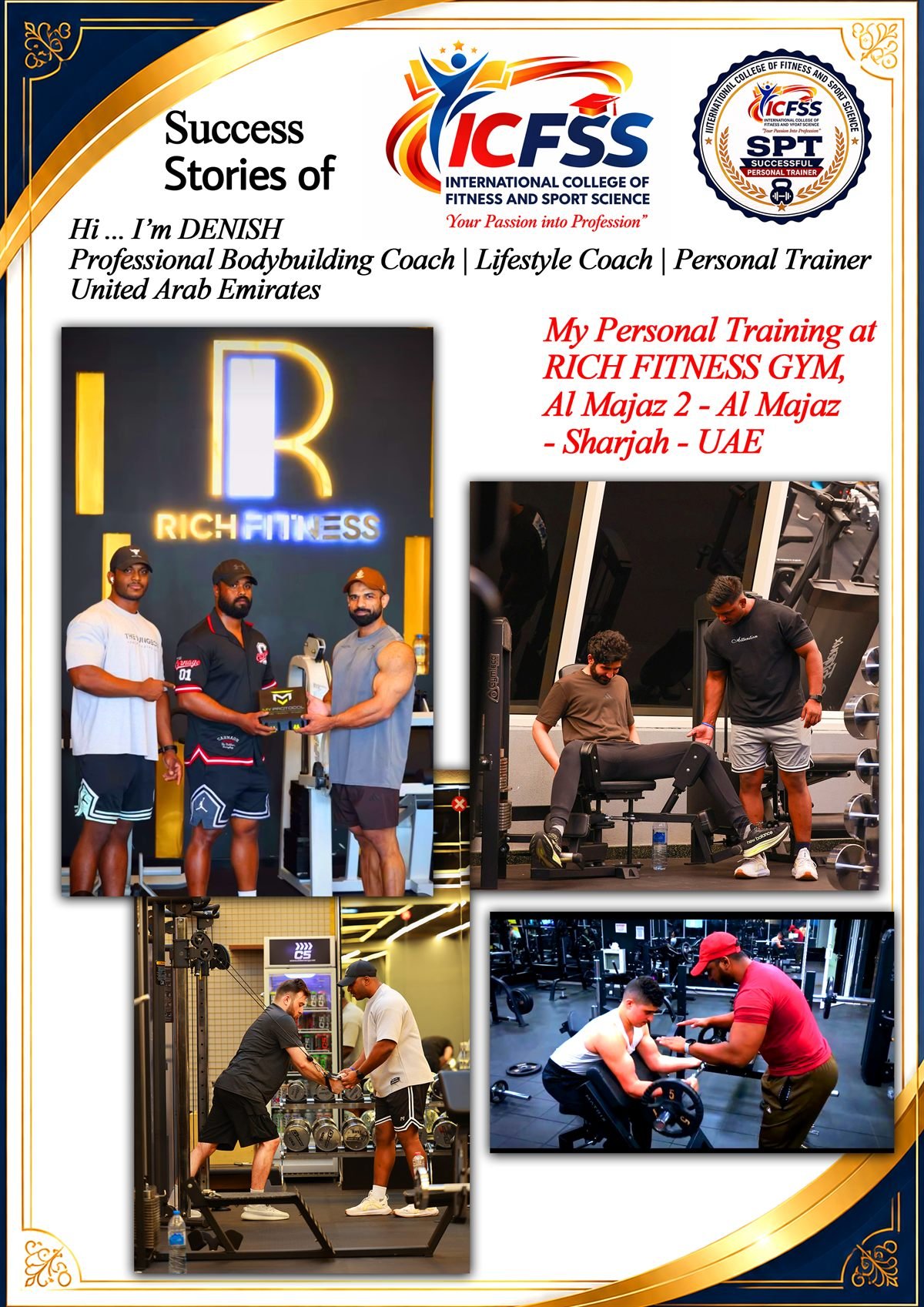 Advancing into an International Fitness Career in the United Arab Emirates