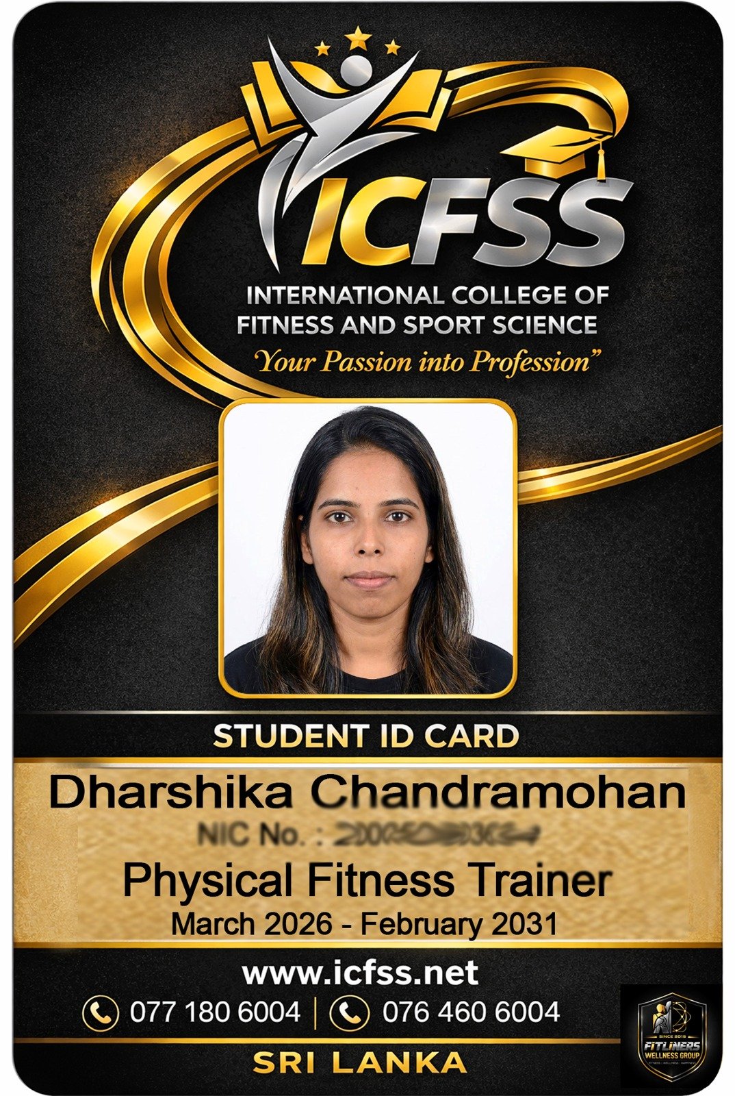 Ms. Dharshika Chandramohan — BA International Business Management (UWE)