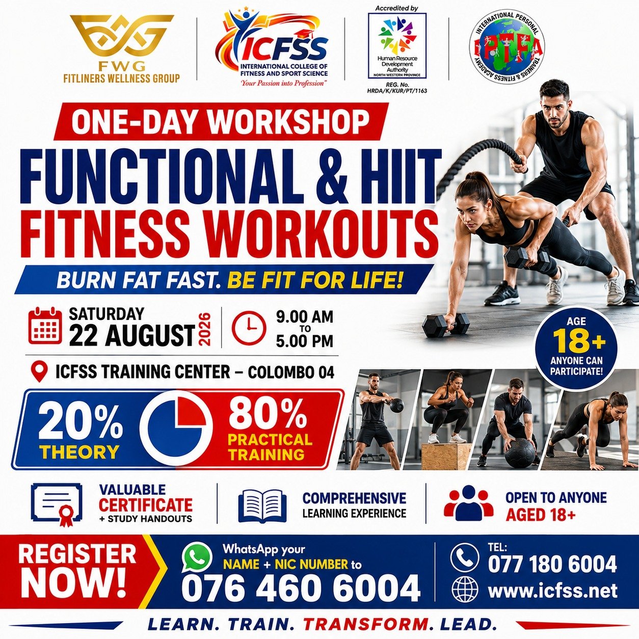 ICFSS — join our professional workshops