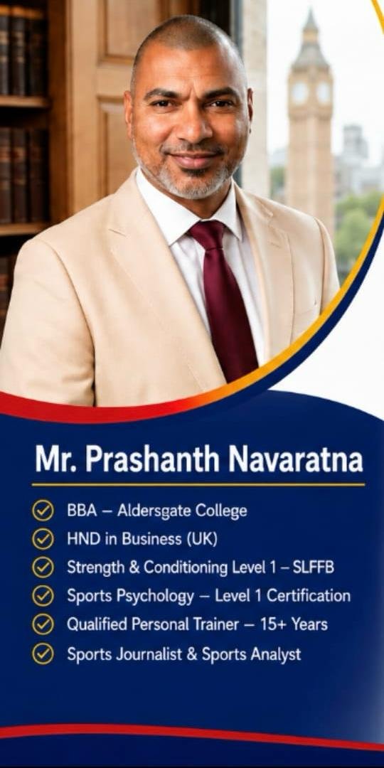 Mr. Prashanth Navaratna — Visiting Lecturer ICFSS